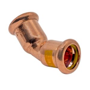 Copper Gas Press-Fit 28mm 45° Obtuse Elbow