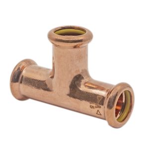 Copper Gas Press-Fit 28mm Equal Tee