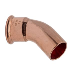 Copper Press-Fit 15mm 45° Obtuse Street Elbow