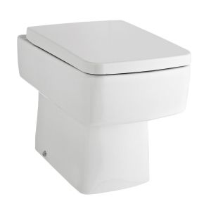 Roma Cubex Back to Wall Pan with Seat