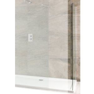 Eastbrook Volente Frameless Shower Enclosure Side Panel - Clear Glass 300mm