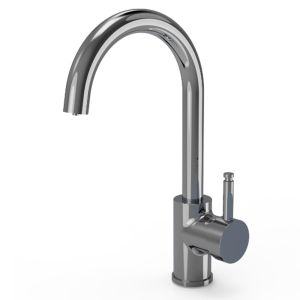 Ellsi 3 in 1 Single Lever Hot Water Kitchen Sink Mixer - Chrome