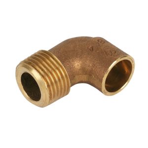 End Feed Male Iron Elbow 28mm x 1