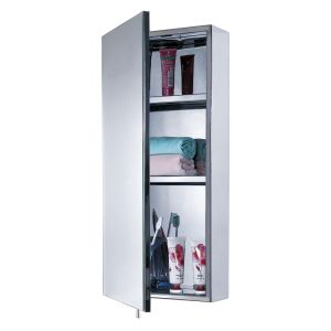 Euroshowers 300mm Single Cabinet - Stainless Steel