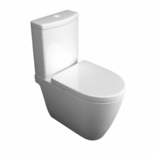 Kartell Genoa Open Back Close Coupled Toilet With Soft Close Seat