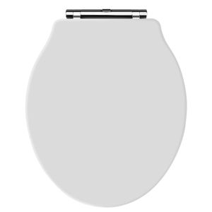 Hudson Reed Old London Chancery Soft Close Toilet Seat - White