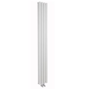 Hudson Reed Revive Compact Double Panel Designer Radiator 1800mm x 236mm - High Gloss White