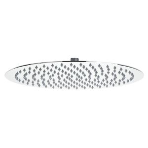 Hudson Reed Slim Stainless Steel Round Fixed Head 400mm - Chrome