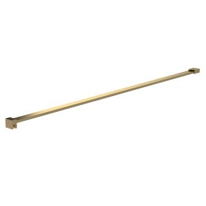 Hudson Reed Wetroom Flat Support Bar - Brushed Brass