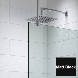Kudos Ultimate Glass to Ceiling Stabilising Bar 600mm - Matt Black