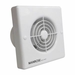Manrose Quiet Pull Cord Extractor Fan 100mm / 4