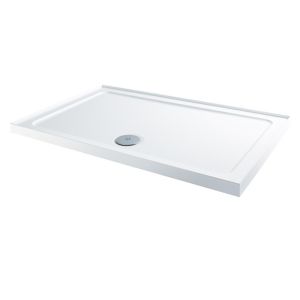 MX Elements Rectangle Shower Tray 1200mm x 800mm - 4 Upstands 