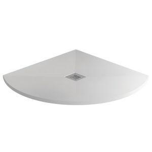 MX Silhouette Ultra Low Profile Quadrant Shower Tray 900mm x 900mm - White 