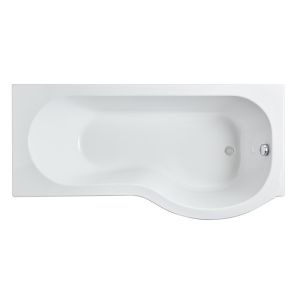 Nuie P-Bath 1600 x 850mm Right Hand Bath