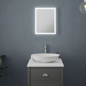 Sycamore Malmo 390mm x 500mm LED Mirror with Touch Sensor & Shaver Socket