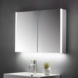 Vera 600mm x 700mm 2 Door LED Mirrored Cabinet With Infrared Sensor